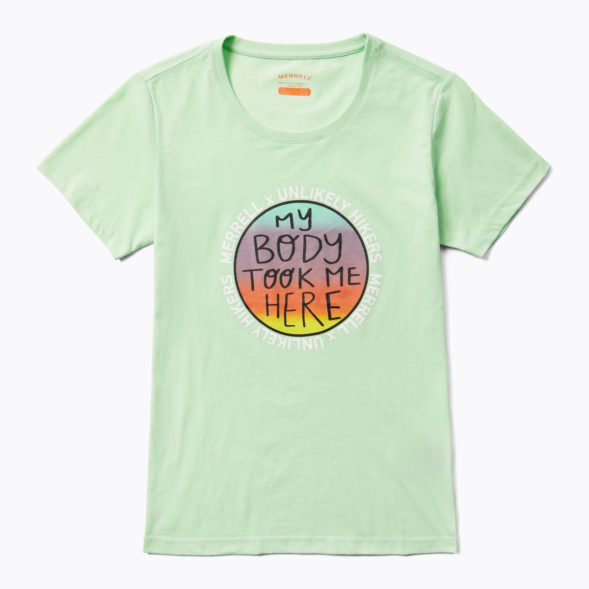 Women Unlikely Hikers X Merrell Short Sleeve Tee | Merrell JWS26684-330